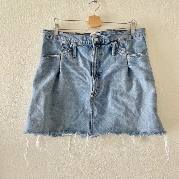 Agolde Reworked Cutoff Skirt - Picture 1 of 8
